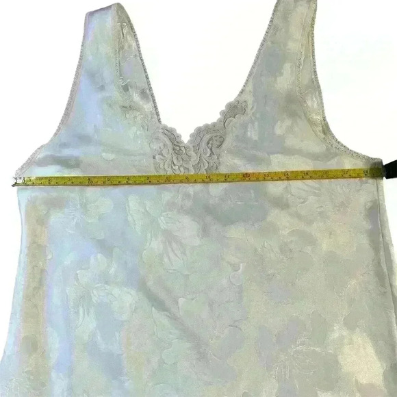 VTG Linda Bis Chemise Waltz Length Lace Inset & Trim  Size large - Picture 3 of 6
